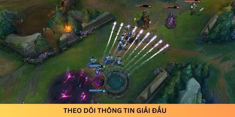 Theo dõi thông tin về giải đấu