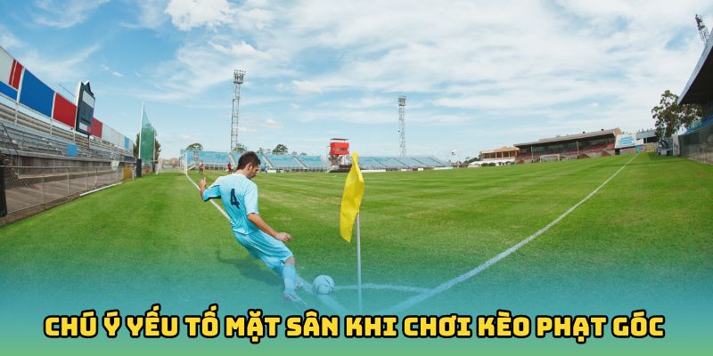 Chú ý yếu tố mặt sân khi chơi kèo phạt góc