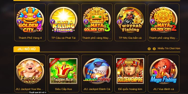 Các sảnh chơi nổ hũ hấp dẫn hàng đầu tại nhà cái 789win