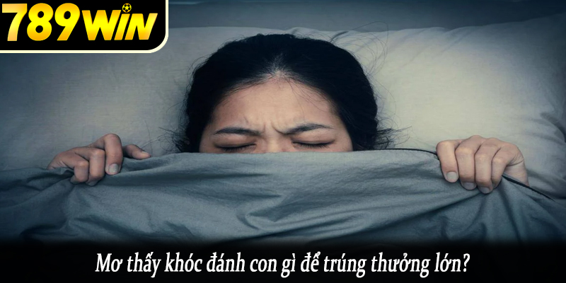 Mơ thấy khóc đánh con gì để trúng thưởng lớn?